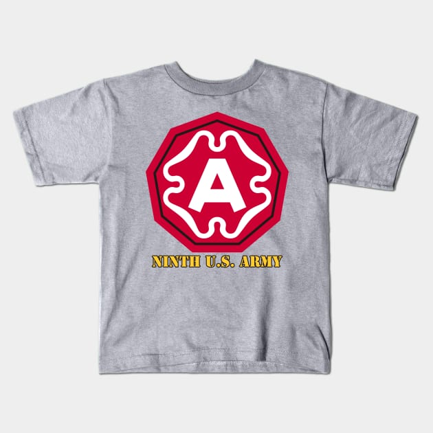 Ninth U.S. Army Kids T-Shirt by MBK